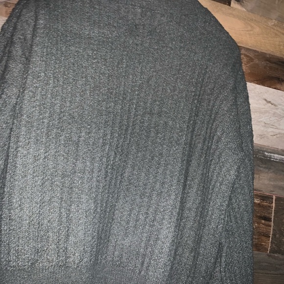 Pink Rose sage green soft sweater. Size Lg. - Picture 7 of 7